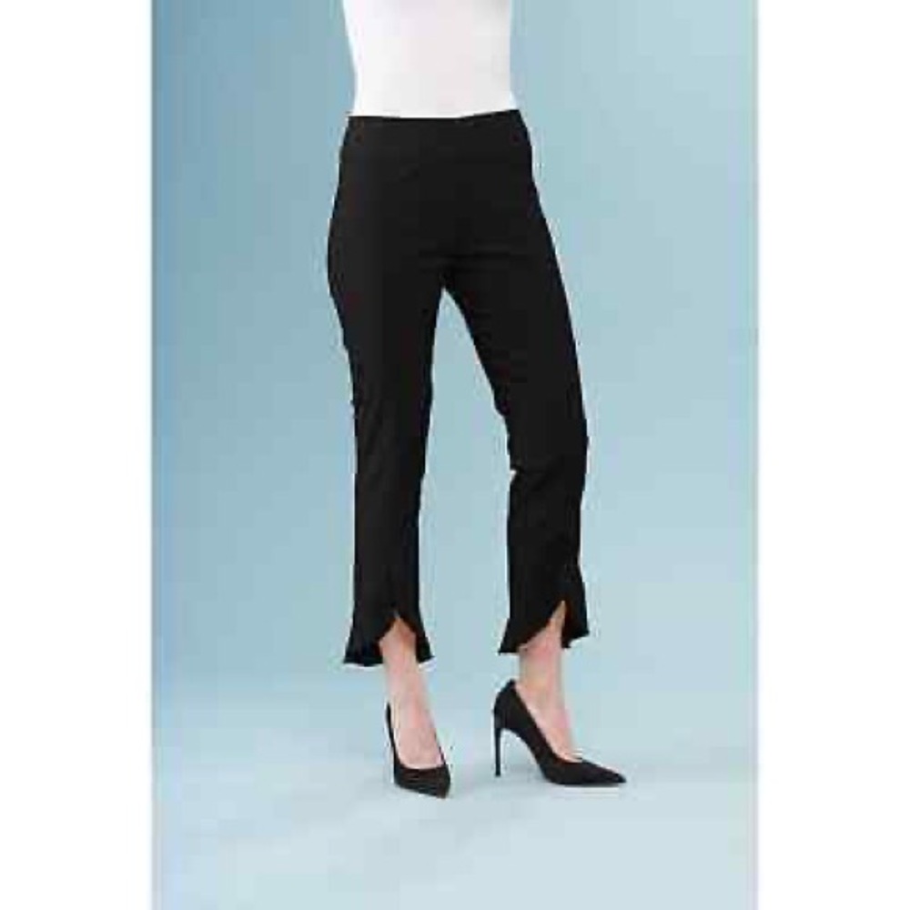 Insights Black Tulip Hem Pants